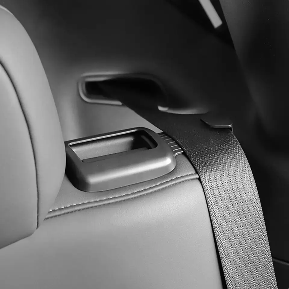 Bezpečnostný pásový držiak pre Tesla Model Y Zadný bezpečnostný pásový obmedzovač Ochranný kryt automobilov