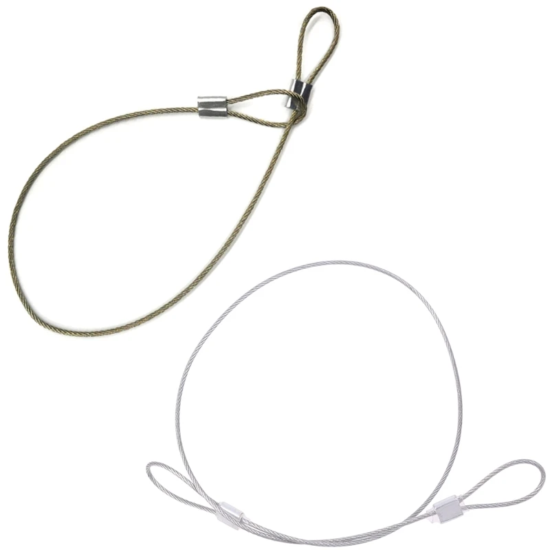 Bezpečnostný remienok z nehrdzavejúcej ocele Tether na zápästie ruky 30 cm pre fotoaparát nový