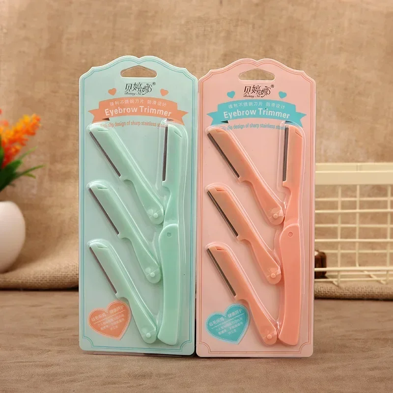 Bezpečné očné obočie Razor Razor Oudbrow Trimmer Makeup Tools Toold Tave Body Demontáž Čepele Čepele Žena Žena