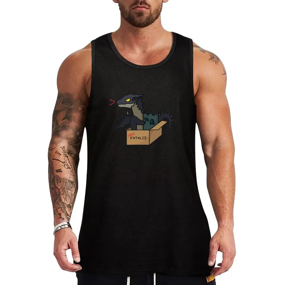 Bezplatná fatalis tank Top Ruckess Beats Batchets pre mužov letné japonské tričko