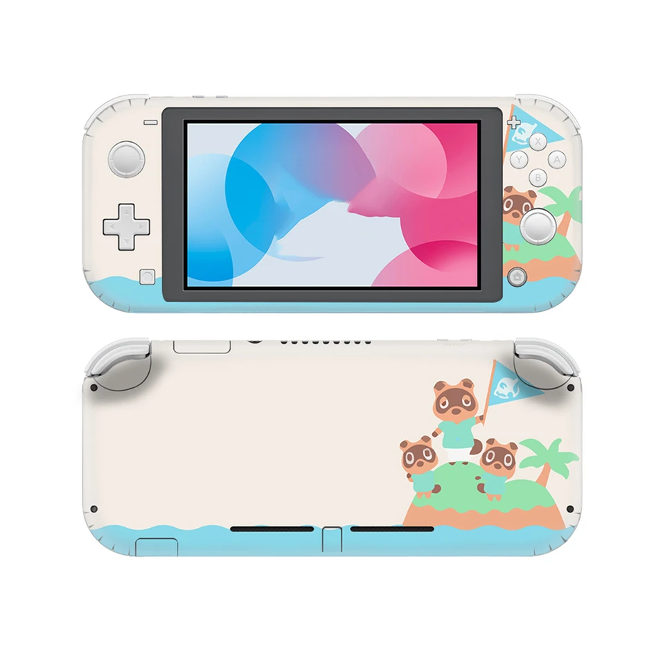 Bezproblémová ochranná nálepka s plným krytom pre NS Switch Lite Game Console Vinyl Screen pokožka pre Nintend Switch Lite Gamepad