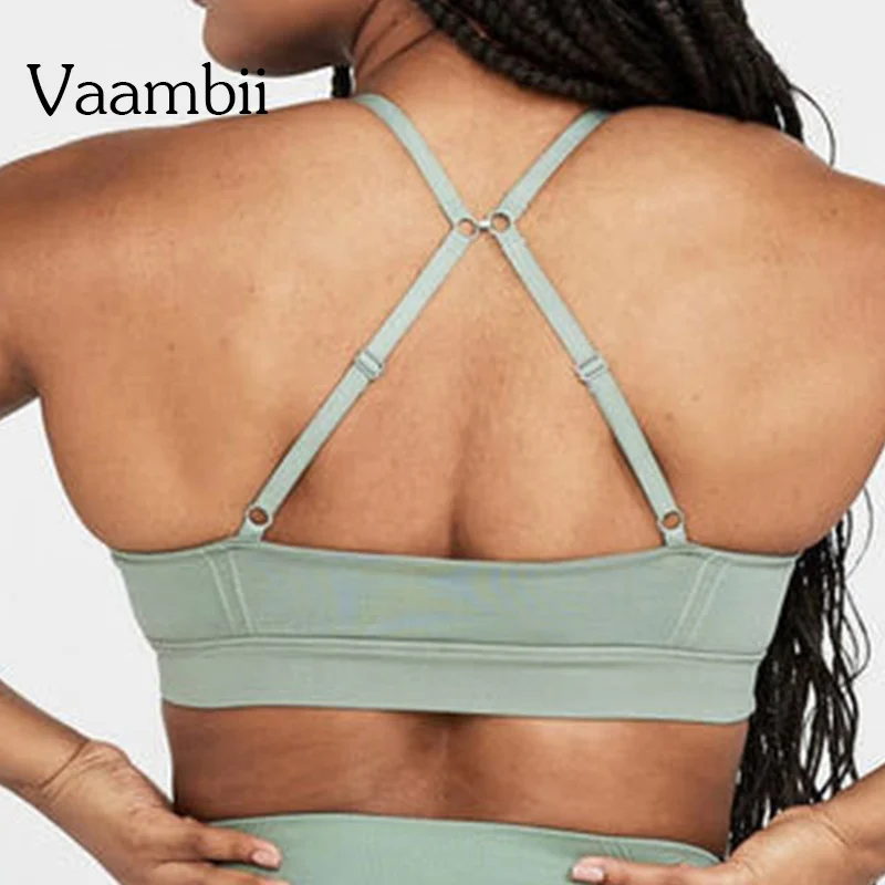 Bezšvová joga podprsenka zadný kríž pracka Strappy Sports podprsenka najsexiest push up, podprsenka BRAS BRAS Sportwear Woman Active Wear Women