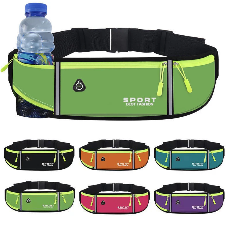 Bežná pasová taška Men Men Dámske športové pásové puzdro Šport Fanny Pack mobilný telefón BAG GYM OBLASŤ MIBELE PLYBOVÝ SKONGING RUN CYCLING BAG
