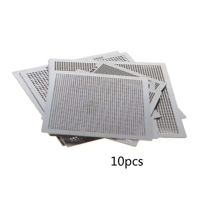 BGA Reballing Universal Stencil Šablóna pre počítače IC Chip Stencils diely