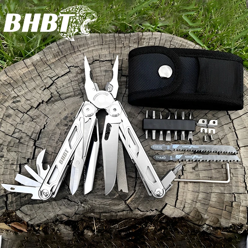 BHBT ručné náradie Multi-Tools Vymeniteľné diely Multi-tooly skladacie nože Knihy Nožnice Nožnice EDC viacúčelové ručné kliešte