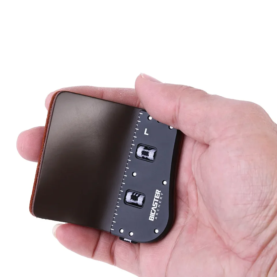 Bicaster SP3 Brebow Finger Tab ochranca prstov M/L Cowhide + Hliníková doska môže nahradiť príslušenstvo