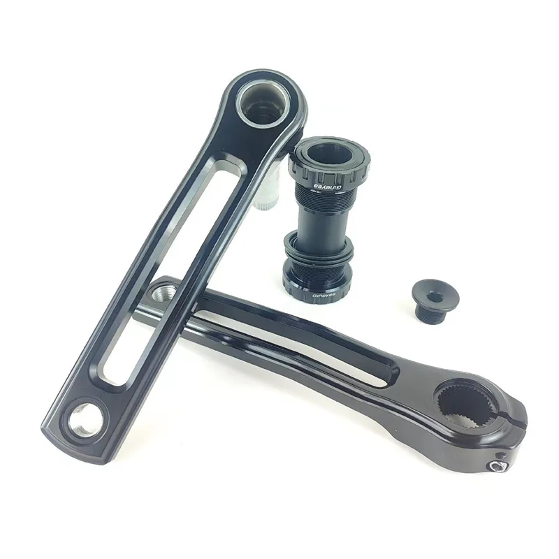 Bicycle Crankset 170 mm Mtb Road Bike Fold Bike Ultra-Light Crank pre Brompton Locked Silver Q Hodnota 150 mm
