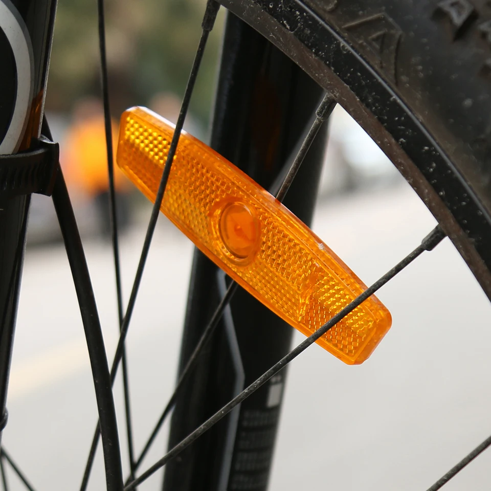 Bicykel hovoril plastový reflexný šošovkový bradavicový reflektor bezpečný výstražný klip