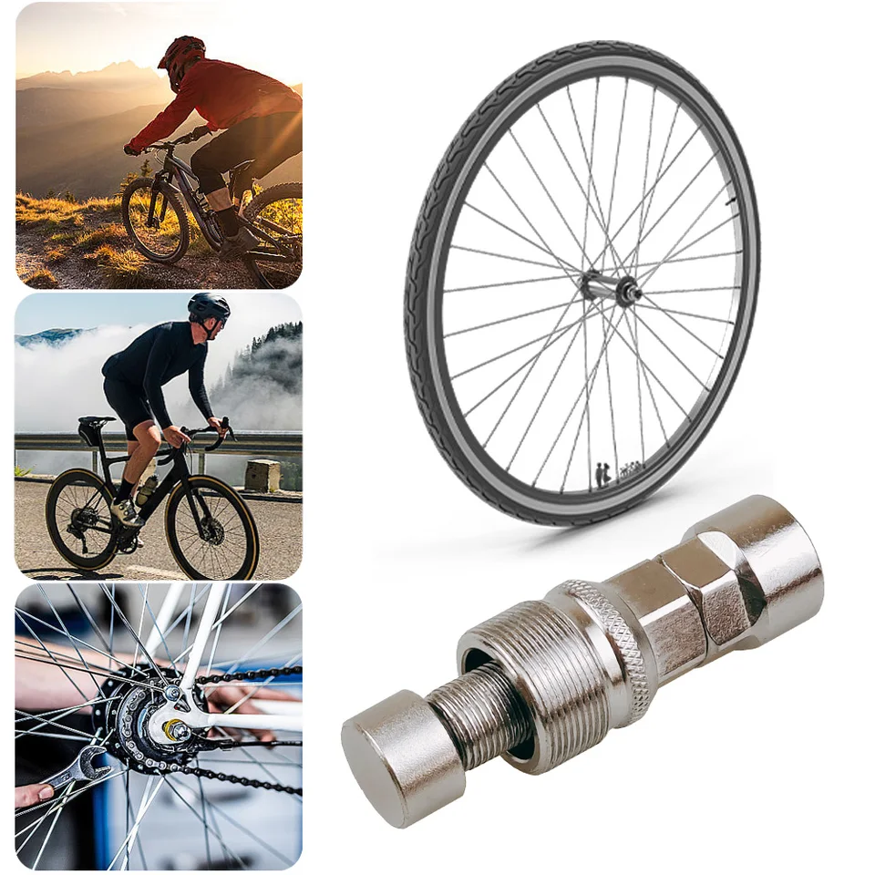 Bicykel kľuky na odstraňovanie náradia kovový kľukový pedál Opravy Nástroje na opotrebenie MTB Road Bike Crank Struler Oprava bicykla