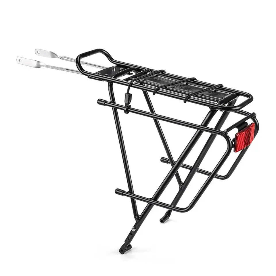 Bicykel nákladný stojan na bicykel hliníkovú zliatinu Univerzálne odolné s lanovým bicyklom Pannier Bag Drbateľ