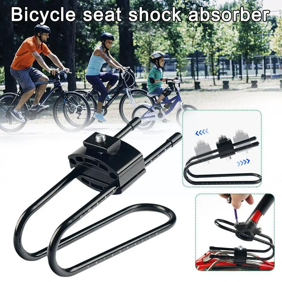 Bicykel Saddle Suspension Zariadenie Bow sedadlom šokom Sedlo Zdvihujúce vybavenie Mountain Bike Cushion Zariadenie Z0F9