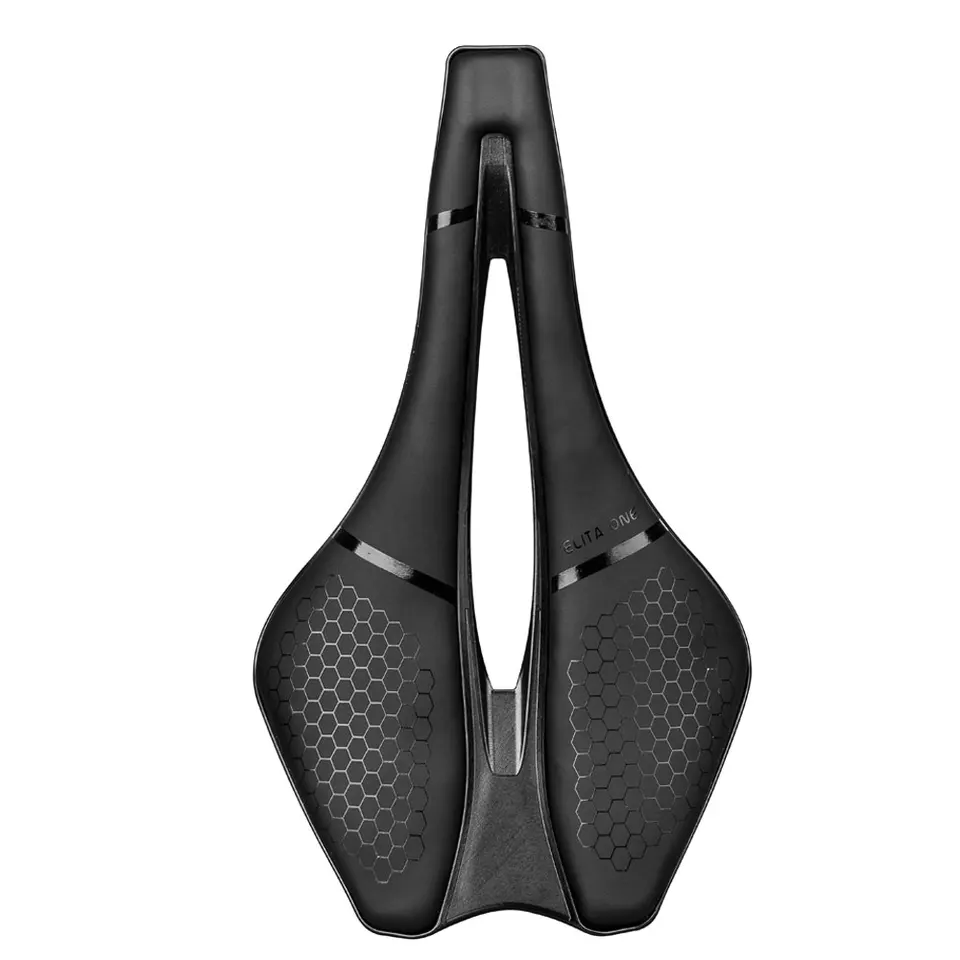Bicykel sedlo uhlíkové vlákno z uhlíkových vlákien UD Textúra 245x139 mm nylonový spodný plášť s krátkym nosom duté cyklistické sedlo