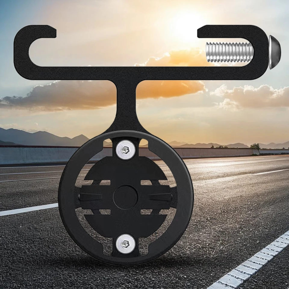 Bicykel sedlová lampa Mount Anti-Slip Bicycle Saddle Rail Rail Zadná držiak Shock-odolný pre Garmin Varia Radar/Action Camera