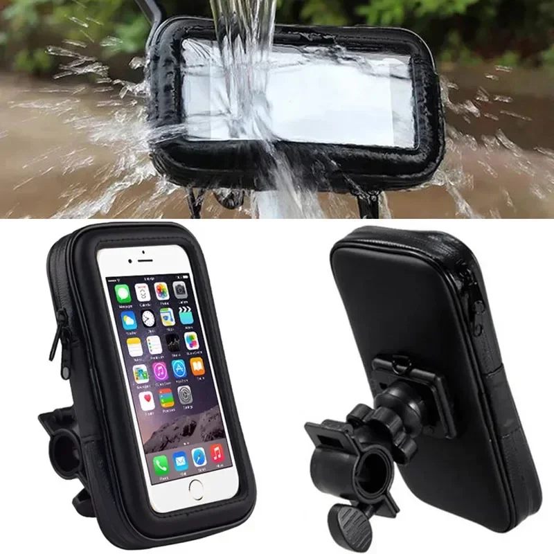 Bicykel Univerzálny držiak telefónu vodotesný puzdro na bicykle pre bicykle pre telefón pre iPhone15 Samsung S9 Mobilný telefón Podpora krytu skútra