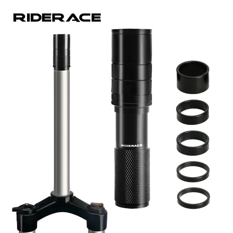 Bicykel vidlice predlžte predlžovanie stoniek s podložkou headset hliníkovej zliatiny MTB Road Rivert Riser Riser Adapter skrytý skrytý