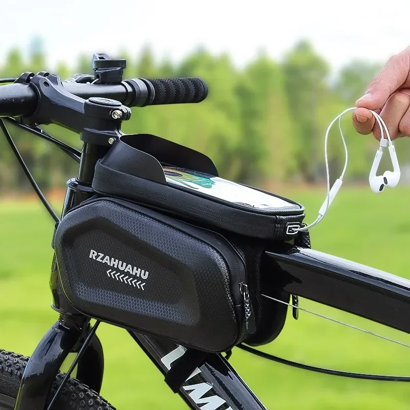 Bicykel vrecko Vodotesné dotykové obrazovky cyklistické vrecko horný ráme