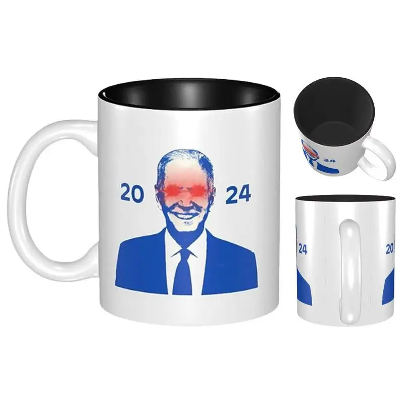 Biden 2024 pohár 350 ml keramiky bidens hrnček hlasovanie Voľby Prezidentské a vtipné kávové šálky
