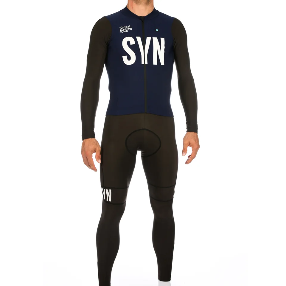 Biehler Pánsky jar/jesenný cyklistický oblek na bicykli Jersey Bicykel Pants Pants Oblečenie dlhé rukávy Sada maillot ciclismo pohodlné