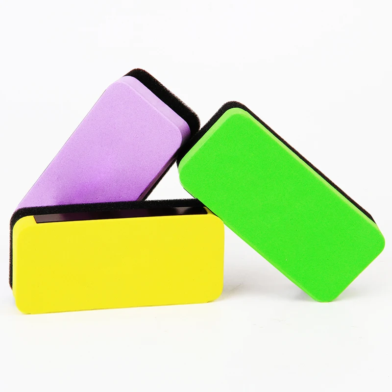 Biela doska guma na shaľový značkovač 1 ks deli 110 mm x 50 mm x 30 mm vysoko kvalitná magnetická školská kancelárska tabuľa
