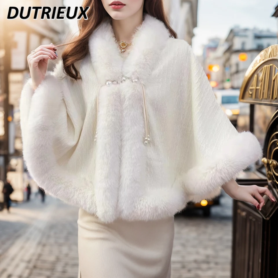 Biela fleece hrubšia nová mysová šatka čínsky štýl Cheongsam Temperament High-end Auturumn a zimná teplá plyšová krátka vrstva