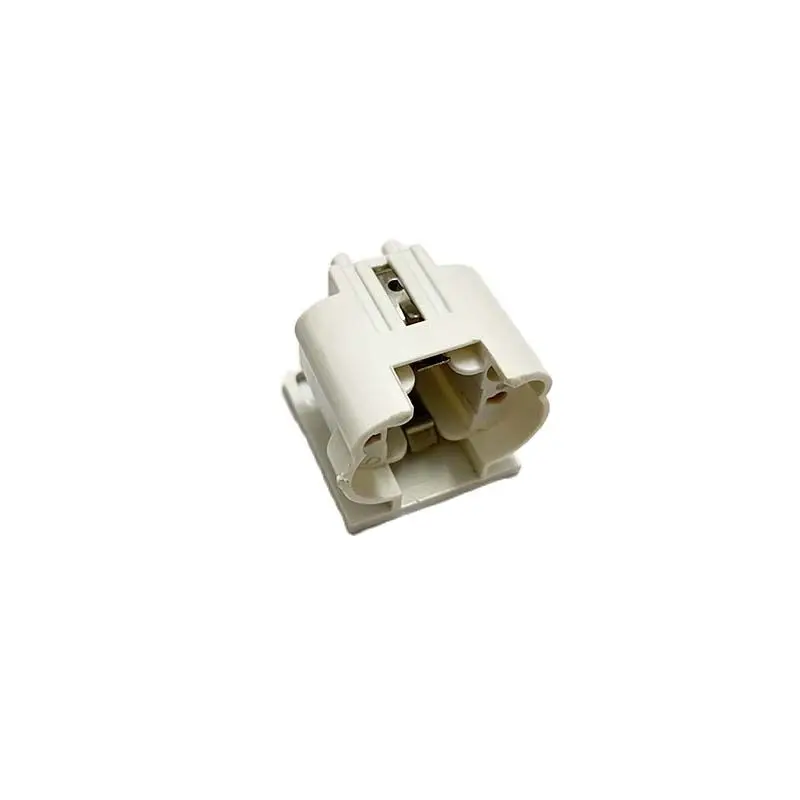 Biela základňa lampy G23 pre úsporu energie Svetlo Svetlo Dve ihly H držiak trubice Plast PLC Adapter Socket pre LED U Lantern