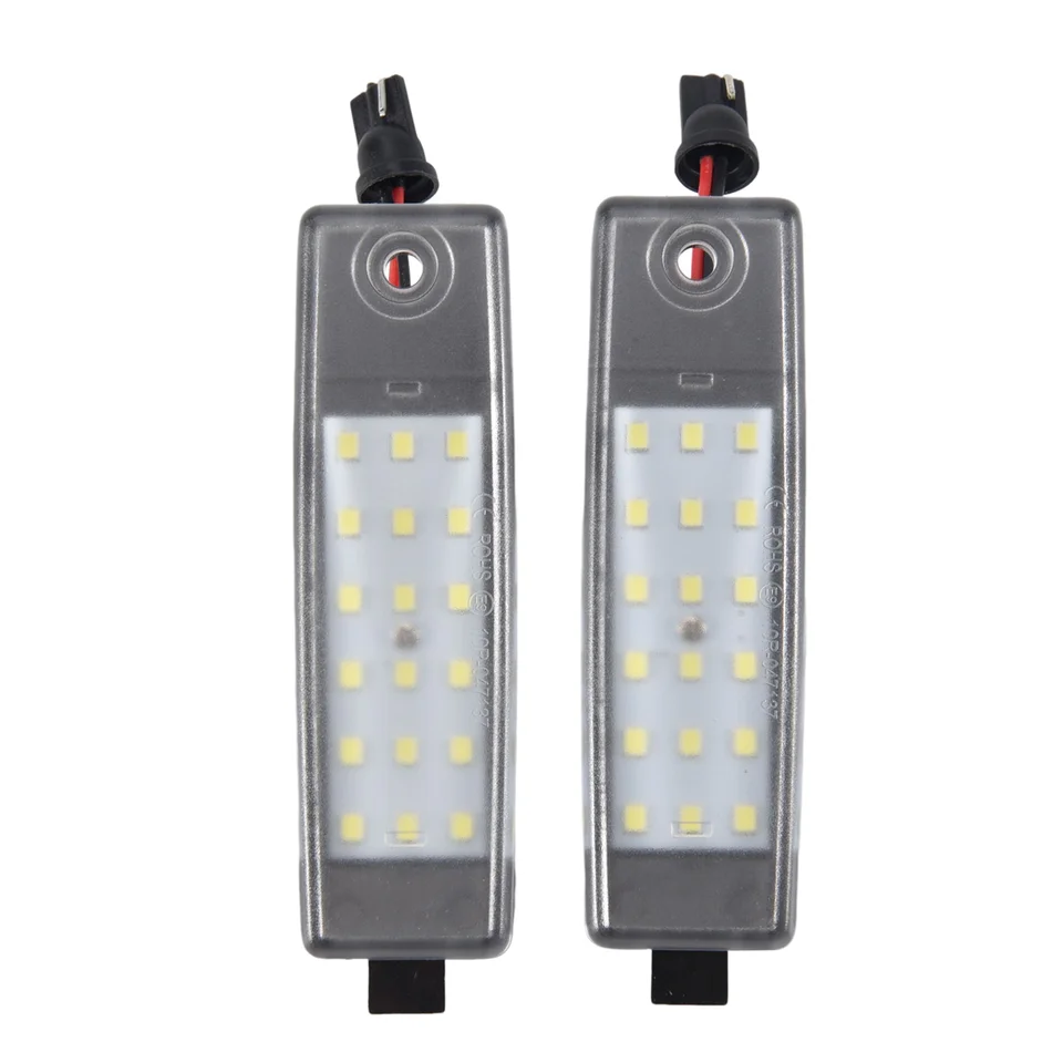 Biele LED číslo ŠPZ