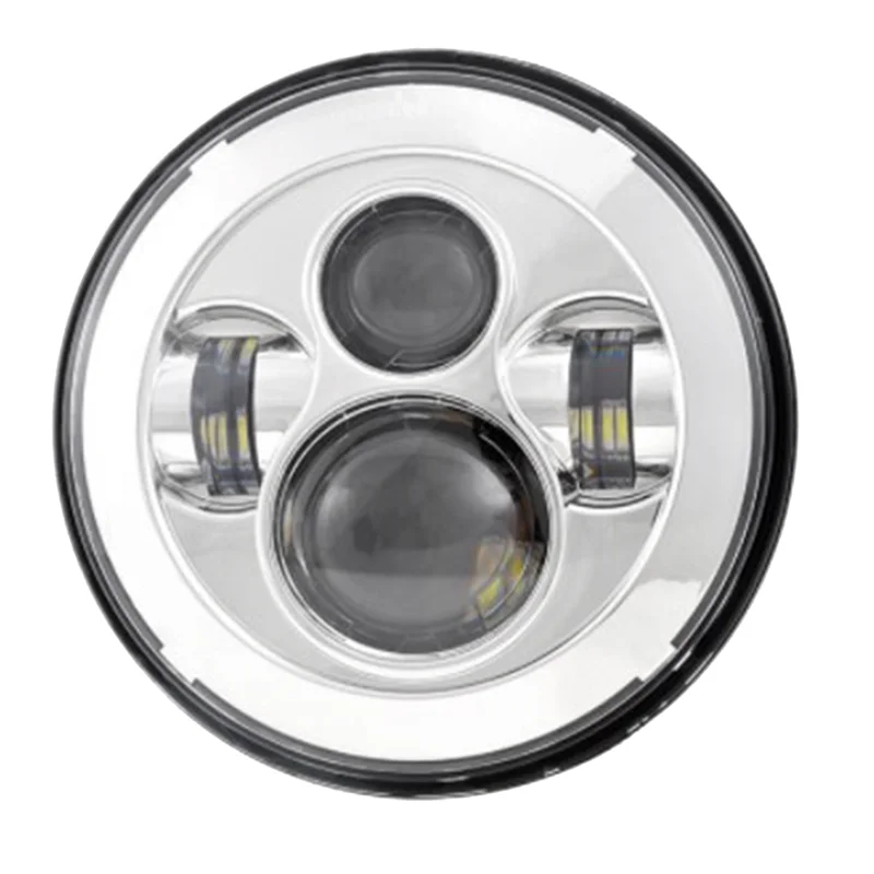 Biele pozadie 7-palcové LED svetlomety okrúhle svetlomety automobilových dodávok LED svetlomety pre pastiera