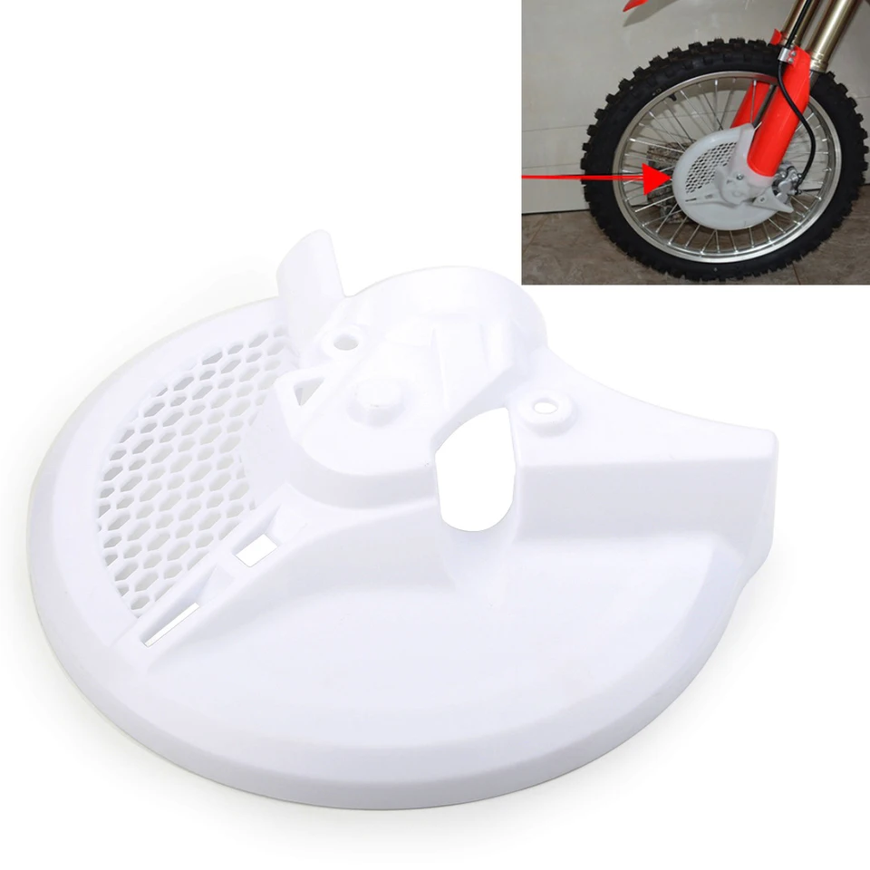 Biely chránený kryt rotora predného brzdového kotúča pre chránený kryt rotora pre Honda CRF 450 240 270 mm ATV 240 mm 270 mm motocykel