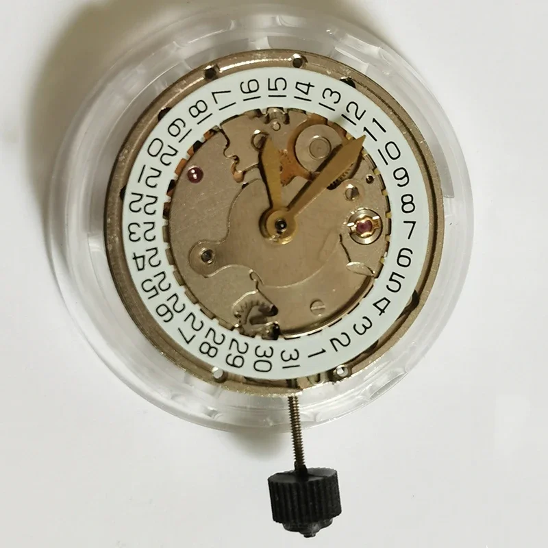 Biely dátum 3 ruky Automatický mechanický pohyb pre ázijský Šanghaj 2824 hodinky pre ETA 2824 hodinky náhradné doplnky