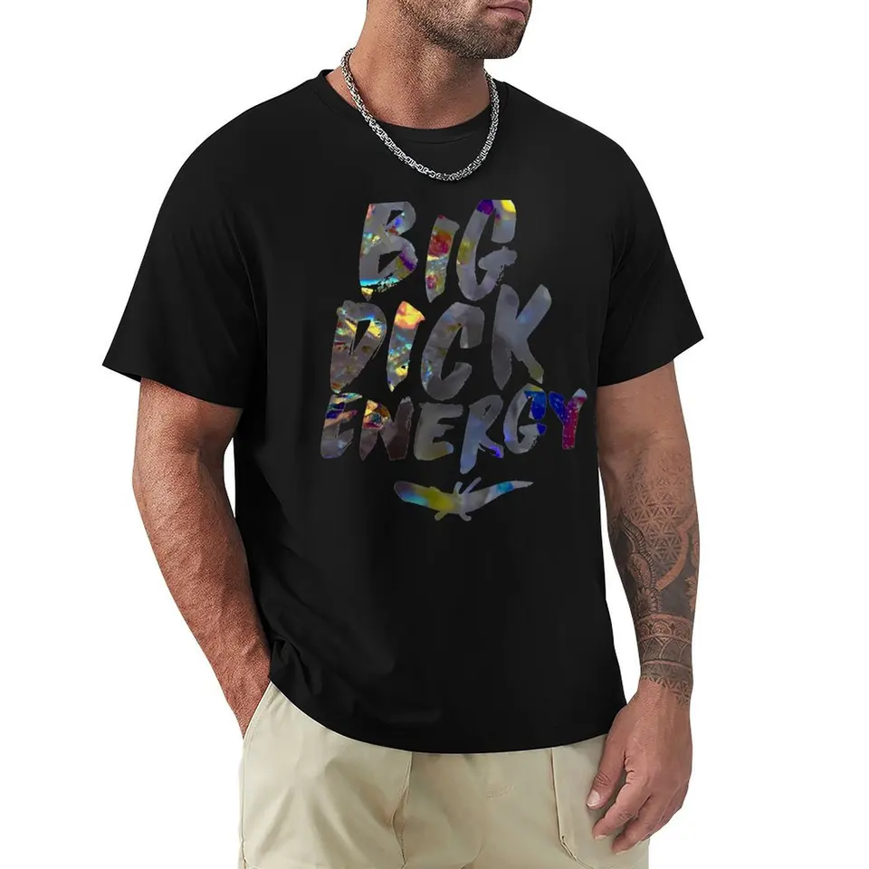 Big Dick Energy T-Shirt Boys Animal Print Basketbal Graphic odplávacie vtipné tričká pre mužov