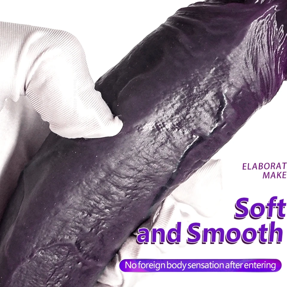 Big Dildo Xual Toy Dick Penis Strafin erotické hry Soft realistické pokožka Feel Human Penis Penetration Anal Sexy hračky pre ženy