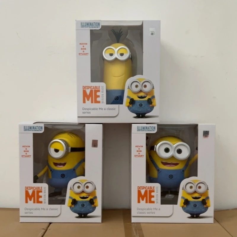 Big Eyed Ručne vyrábaný karikatúra Minion Desktop Ozdob zlodej ocko hom