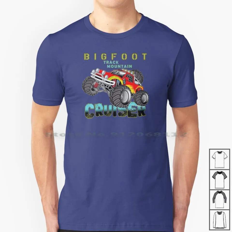Big Foot Truck 100% bavlnená košeľa World War War 1 Tank Cast Clash COC CATS Battle Cats Kittens Battle Cats Bomber Goblin Giant