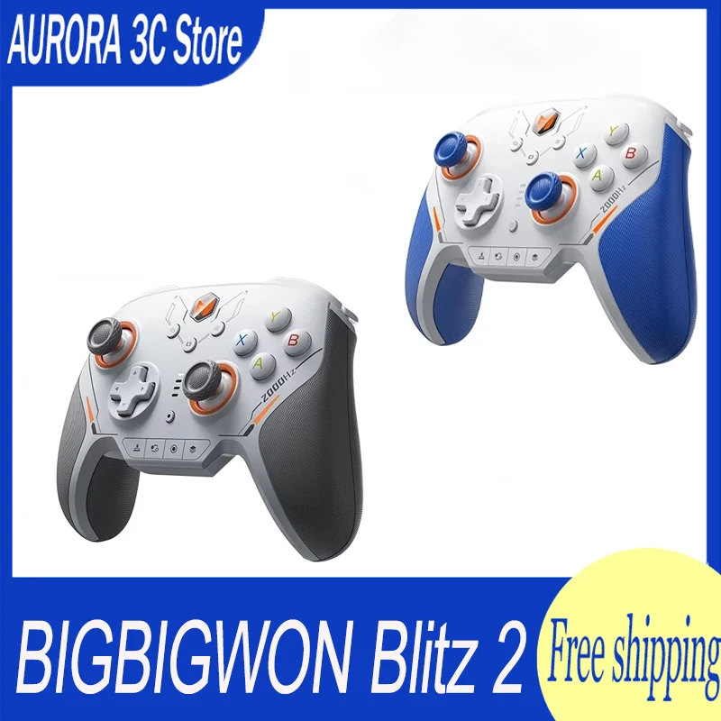 Bigbig Won Won Blitz 2 TMR Controller Wireless Bluetooth GamePads Somatosenzory Controllers Prispôsobený 2000 Hz pre hru NS PC Steam Game