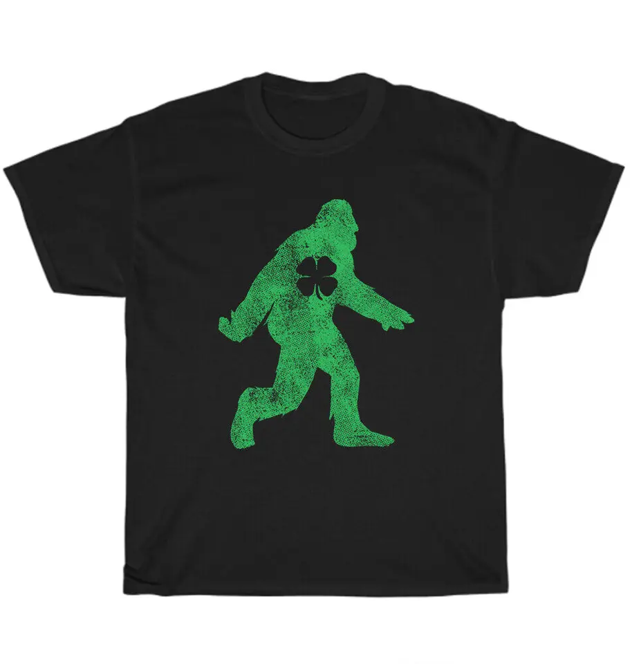 Bigfoot Sasquatch Shamrock St Patricks Day Saint Paddys írske tričko Unisex newunisex letná bavlna luxusná značka Super Size Ani Ani