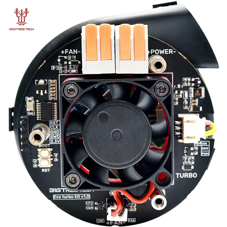 BigTreeTech Eco Turbo Kit 24v Nidec Blower bez kefy bezdotátne vzduchový dúchadlo pre Voron2.4 Vzbot Hevort vs Universal Turbo Kit