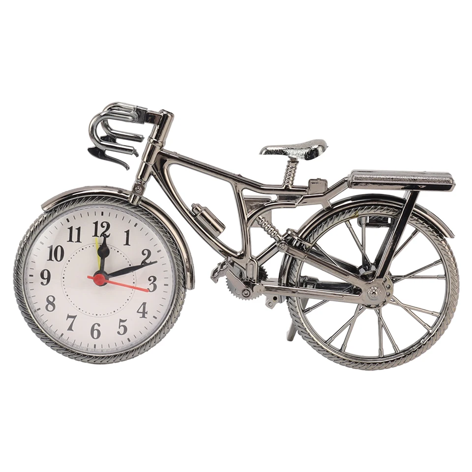 Bike Clock Lively Vintage Dekorative Ornament Kompaktný stôl Adam Admin pre domácu internátnu kanceláriu