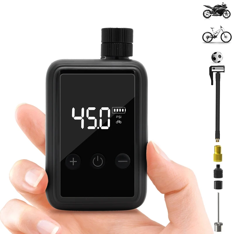 Bike čerpadlo elektrické mini prenosné bicykel čerpadlo s digitálnym pneu