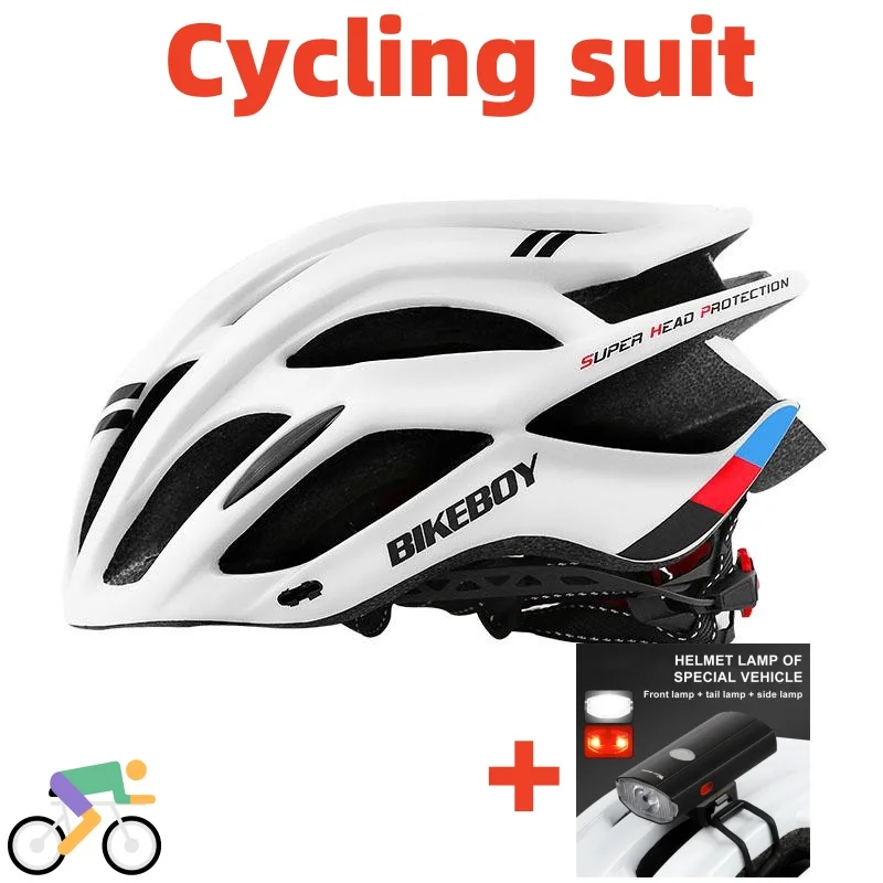 Bikeboy Road Bike Helmet Professional Race MTB Bike Bike Helma pre mužskú ultralight Bike prilbu s prilbou