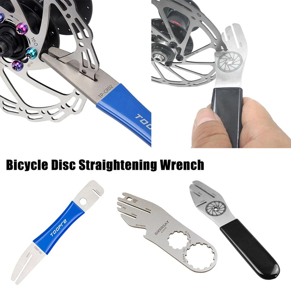 Bikersay Bicycle Disc narovnávací kľúc bicykel Nástroje na brzdenie Tvarovanie Nástroje z nehrdzavejúcej ocele Kľúč