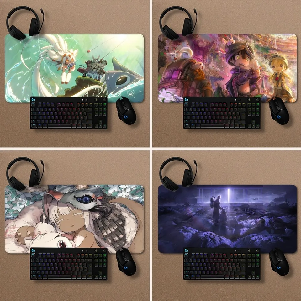 Bilibili vyrobené v Abyss MousePad Non-Slip Lockedge Office Student Gaming Zhruba veľký vankúš na písanie