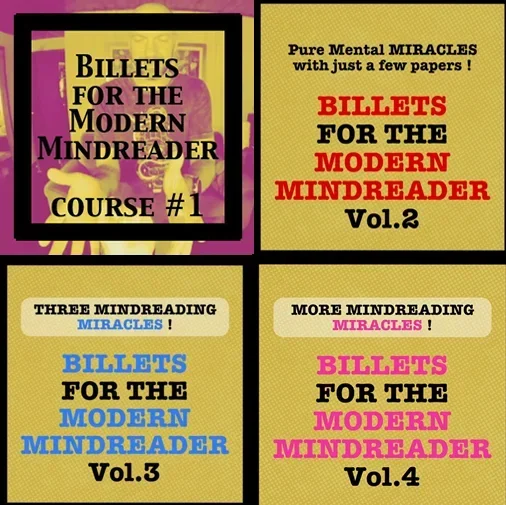 Billety pre moderný Mindreader Vol.1-4 od Julien Losa -magické triky
