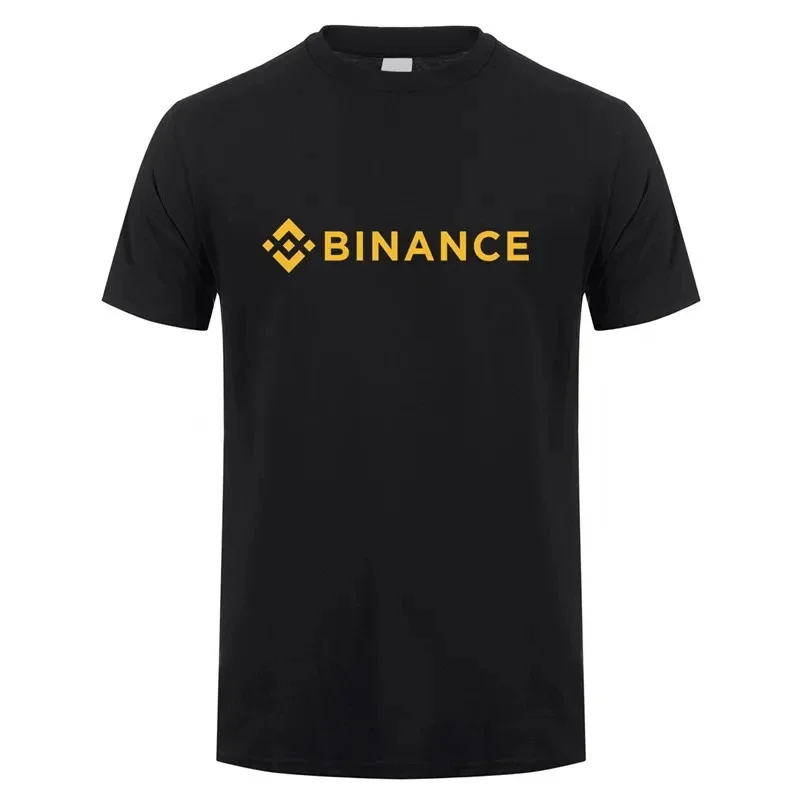 Binance Tričko krypto pánske ležérne tričko bavlna s krátkym rukávom módne príležitostné populárne všestranné mužské top tričko