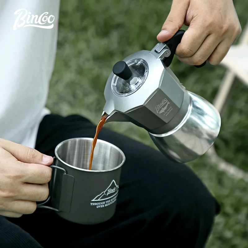 Bincoo Double Valve Moka Pot Brew Káva