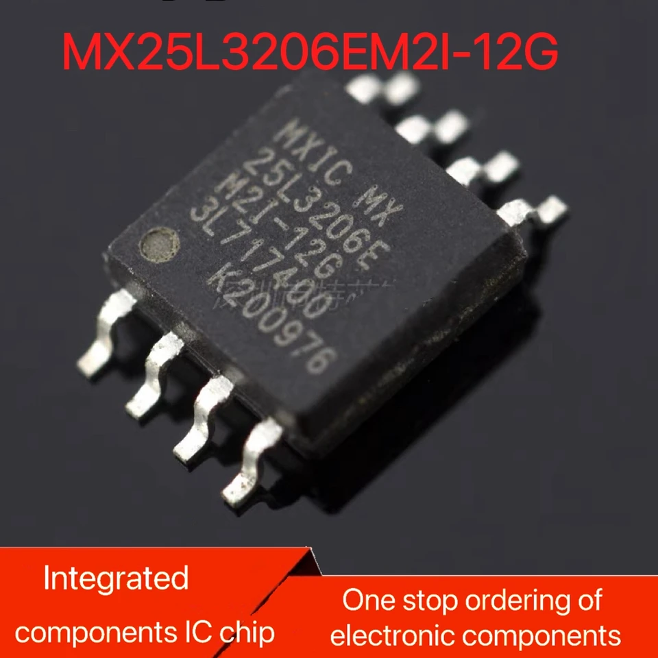 BIOS Chip MX25L3206EM2I-12G 25L3206E Flash Pamäť SOP8 SHALLING