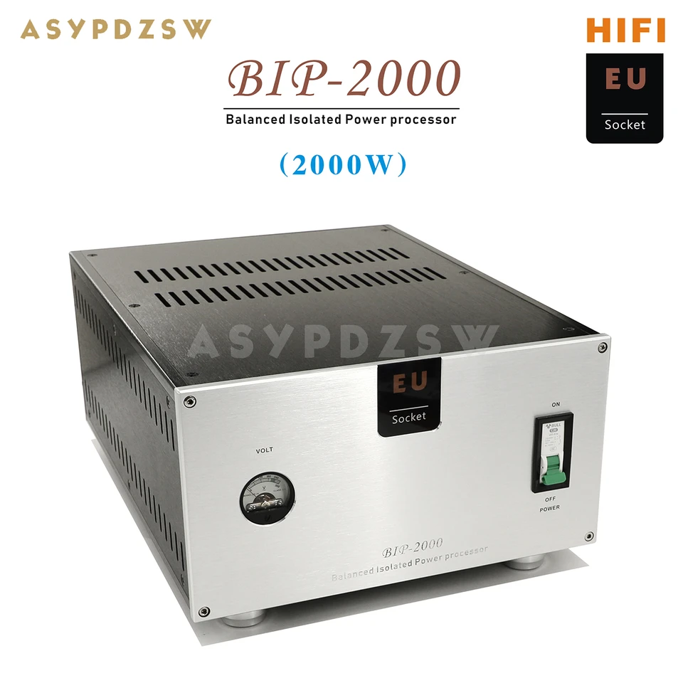 BIP-2000 6 sedadlá EU Socket HIFI 2000VA Toroidná vyvážená izolácia transformátora 2000 W procesor napájania striedavého prúdu