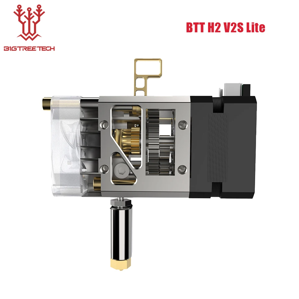 BIQU H2 V2S Lite Direct Extruder Dual Gear High Flow Hotend 3D Tlačiareň Titan Extruder pre B1 BX Ender3 Voron2.4 Aktualizácia