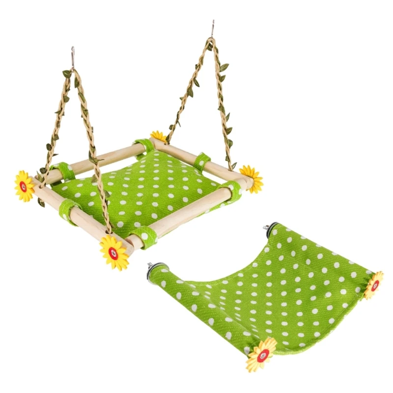 Bird Rest Sleep Bed Cockatiels Lovebirds Swing Toy Hračky Hammocks Nest