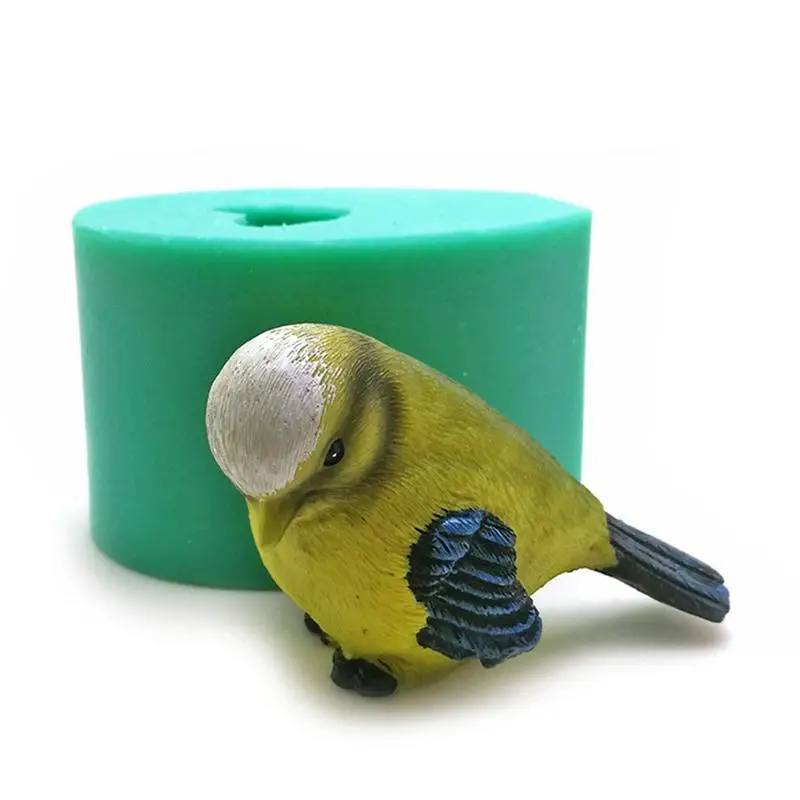 Bird Sika Deer Vianoce Santa DIY Silikónové formy mydlové soľ soľ pleseň pre tortu čokoládová dekorácia 3D simulačné remeslá