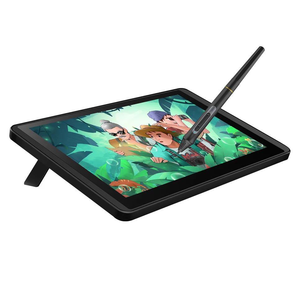 Bisofice 11,6 palca 12HD-A H-IP LCD Grafika kresba Tablet Monitor 8192 Pasívna technológia na úrovni tlaku s funkciou naklonenia